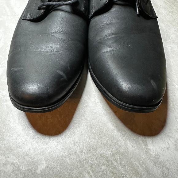 Perry Ellis Portfolio Fairfax black dress‎ shoes Mens size 11.5 ultra foam - Picture 6 of 7